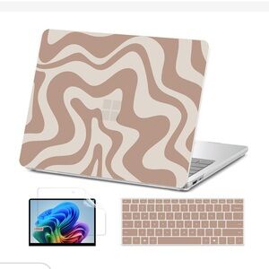 Microsoft Surface 13” Touchscreen Copilot + PC 2025 HARDSHELL CASE-BROWN WAVE